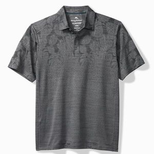 Tommy Bahama XXL men’s IslandZone Palm Coast Tropic Fade NWOT gray Polo Shirt